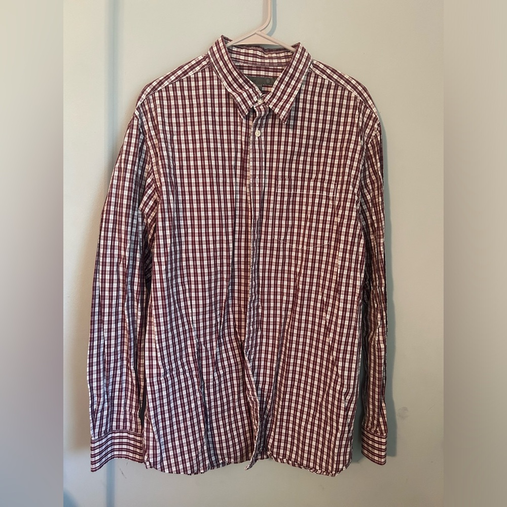 Old Navy plaid button down